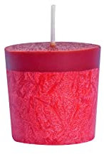 Candle Factory Votivkerzen aus pflanzlichem Stearin, ca. 16h Brennzeit, Duft: Erdbeer-Kaffee