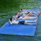 COSTWAY Schwimmmatte 355 x 183 cm, schwimmende Wassermatte bis 400 kg belastbar, schwimmender Matte aus reißfestem XPE-Schaumstoff, Wasserliege, Wasserhängematte für Kinder und Erwachsene (Blau)