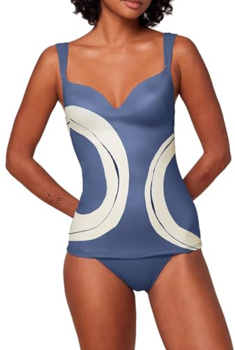 Triumph Donna Summer Allure WP Tankini, Tankini Top, Blue Combination