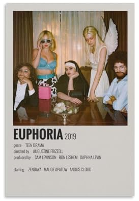 BBAUER Euphoria Poster Poster Dekorative Malerei Leinwand Wandkunst Wohnzimmer Poster Schlafzimmer Malerei,Wandkunst Bilddruck Moderne Familienzimmer Dekor 12x18inch(30x45cm)