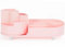 Cinnani Make Up Kosmetik Organizer, 360° Drehbarer Beauty Organizer, Multifunktionale Kosmetikaufbewahrung für Frisiertisch, Bad und Schlafzimmer- Rosa