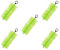 Folpus Lot de 5 Brosses Filtrantes pour étang à Poissons, pour Aquarium, Jardin, écumoire, Accessoires pour étang, Brosse de Nettoyage, Facile à Utiliser, 30CM