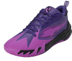 Puma Scoot Zeros - Scarpa da basket unisex, da adulto, colore: viola, Magenta puro-Nero, 47 EU