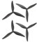 8040 3-Blatt-Carbonfaser-Nylon-verstärkter PC-Propeller 5-mm-Loch for 8-Zoll-CIN-Elifter-Freestyle-Drohne VTOL-Flugzeugteil(8040 Carbon Nylon)
