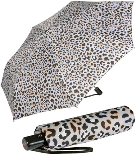 Knirps Taschenschirm Slim Duomatic Auf-Zu-Automatik Jaguar apricot
