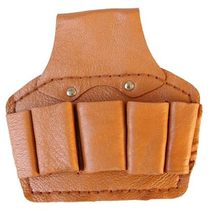 TorSor Werkzeughalter mit Gürtelschlaufe, robustes Echtleder, Zangenholster, 5 Taschen, Taillen-Organizer für Schraubendreher, Schraubenschlüssel, Abisolierzange, Messer, Hammer, Beil, Elektriker,