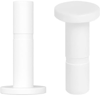 Qrity 2 Stück Endkappe aus Kunststoff, 1/4 Zoll Endstopfen Blindkappe, RO Schlauch Endstopfen, für Wasserfilter Fitting