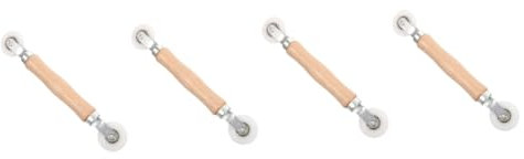 HOMSFOU 4 Stück Tür- Und Fensterandruckrolle Bildschirm Tapeten-kit Austausch Der Terrassentür Garagentor Reparatur Von Fenstergittern Siebgewebe Reparaturset Für Maschensiebe Netz Nylon