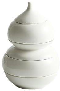 Plaquage de plat de conception artistique en forme de gourde, assiette froide pour hôtel/restaurant - gourde