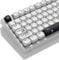 dagaladoo Apollo PBT Keycaps,White and Black,MOA Keycaps Dye-Sublimation, Japanese Style,Custom Keyboard Key caps Set for 100% 75% 65% 60% TKL US Layout Mechanical Keyboard