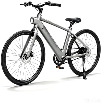 Freedare City Urban E-Bike für Erwachsene mit 250W Motor und 60Nm Drehmomentsensor, Abnehmbarer 36V10Ah Akku für 80-100 km Reichweite, 25 km/h, 27,5×1,5 Reifen