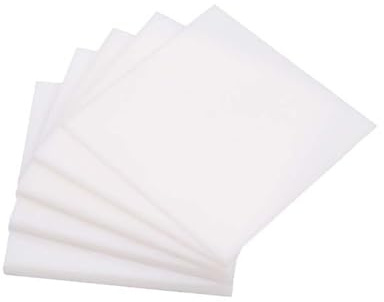 COYOUCO Plaques PVC dures 150Mm x 150Mm, Epaisseur 3Mm-10Mm, Feuilles de Plastique Rigide pour projets de Bricolage, modélisme, Isolation, entretoise, Plaque de Support,6mm1piece