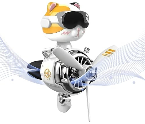 Auto-Diffusor mit Cartoon-Katzen-Design: Kreatives Piloten-Propeller