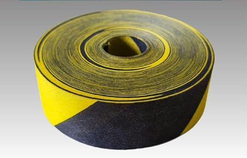 Rubans biodégradables fibre de bois - bi-color 3cmx65m (Jaune et noir)