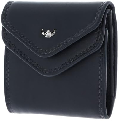 Golden Head Leder Geldbörse Polo Damen-Minischeintasche 1005 Marineblau dunkelblau