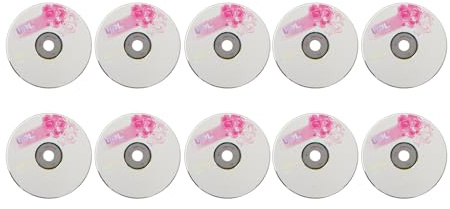 LiebeWH Beschreibbare CD-R-Rohlinge mit 52 X 730 MB Kapazität Zum Brennen von Musik und Bildern. 50er-Packung mit Schutzhülle Im Lieferumfang Enthalten (10PCS)