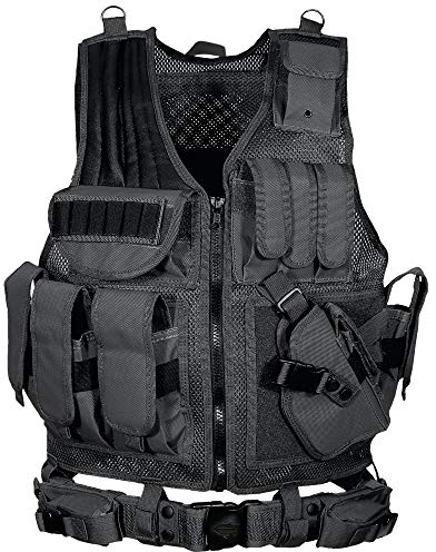 UTG Unisex 547 Law Enforcement Taktische Weste, Schwarz, Einheitsgröße EU