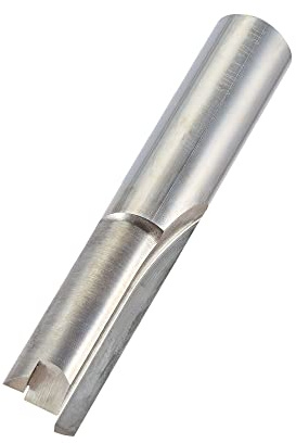 Trend Professional Straight Two Flute Router Cutter, 1/2 Inch Shank, 12.7mm Cut Diameter and 32mm Cut Length, Solid Tungsten Carbide, S3/81X1/2STC