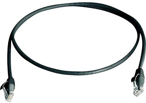 Telegärtner L00002A0239 RJ45 Câble réseau, câble Patch Cat 6 U/UTP 3.00 m Noir Ignifuge, sans halogène 1 pc(s)