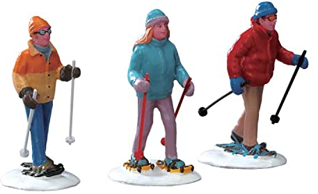 LEMAX - Snowshoe Walkers 22033 Figur Weihnachtsdorf Winterdorf