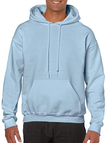 Gildan Herren Kapuzenpullover, Blau - Hellblau, L