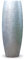 VIVANNO Pflanzkübel Bodenvase Fiberglas Magnum Silber Blatt-Optik Hochglanz - 80x23