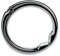 Clipa 2 - Crochet pour Sac / Sac à main - ouvert, c'est un crochet solide, fermé, il devient un anneau, jusqu'à 10 ans de durée de vie - peut également servir de bracelet, Polished Hematite (noir) - 1270