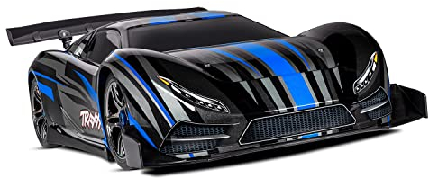 Traxxas XO-1 Supercar 4 x 4 1/7 Brush Telemetrie, Blau ohne Akku oder Ladegerät 64077-3-BLUEX