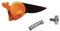 Original Ersatz-Klinge, Feder und Schraube für Fiskars PowerGear X Bypass Gartenschere PX93, Orange/Schwarz, 1026276