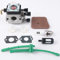NIERBO Kit de Carburateur Compatible avec STIHL FS55 FS55R FS55RC KM55 KM55R HL45 FS38 FS45 FS46 Pièces et Accessoires Moteur Remplacer kit de Conduite de Carburant Filtre à Air
