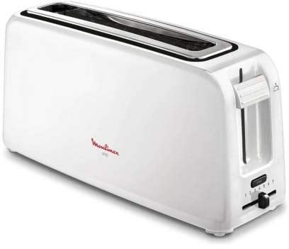 Tostadora - Moulinex LS1A11 UNO, 900 W, 7 posiciones, 1 Ranura, Blanco