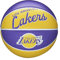 Wilson Mini-Basketball TEAM RETRO, LOS ANGELES LAKERS, Outdoor, Gummi, Größe: MINI