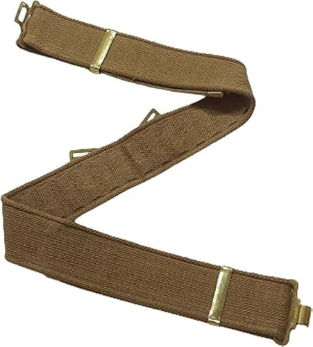 warreplica WWI 1937 British Webbing Belt Khaki - Reproduktion