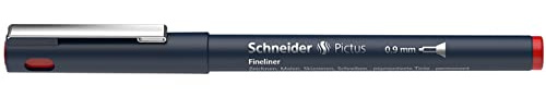 Schneider fineliner permanent Pictus 0,9 mm rostfreier Stahl rot
