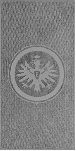 Eintracht Frankfurt Ręcznik kąpielowy, kąpielowy, ręcznik plażowy, Logo ** w różnych rozmiarach, 100% bawełna ekologiczna o gramaturze 500 g/m² (70 x 140 cm)