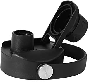 ZYAMY Auto Spout Lid for HydroFlask Wide Mouth Sport Water Bottles, Replacement Lid for Hydro Flask Wide Mouth 32oz, 40oz, Chug Lid with Flexible Handle, Button Lock