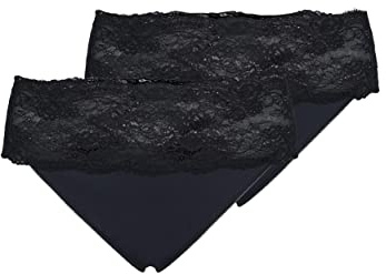 Zizzi Devoted by Damen Große Größen Tangas Spitze 2er-Pack