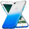 Verco Farbwechsel Hülle für Apple iPhone SE 2020/2022, iPhone 7/8, Schutzhülle Handy Cover Transparent mit Farbverlauf und Kameraschutz Slim Case, Blau