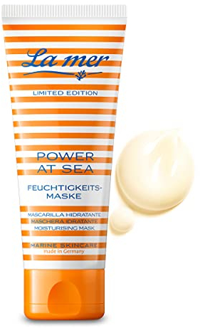 La mer Power at Sea Feuchtigkeitsmaske - Gesichtsmaske für intensive Feuchtigkeit - Mit Hyaluron und Sanddorn-Fruchtfleischöl - Für normale Haut - Aufpolsternd und regenerierend - 75 ml