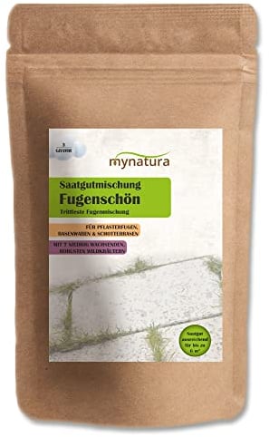 mynatura Fugenschön Saatmischung Fugen | Begrünen | Pflanzen | Blumen | Kräuter | Boden | Nachhaltigkeit | Natur | Artenschutz (1x3g)