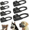 LUCKYPAW Maulkorb für kleine, mittelgroße und große Hunde, Netz-Maulkorb, Anti-Beißen, Kauen, atmungsaktives Mundschutz-Set mit verstellbarem Gurt für Fellpflege, Spazierengehen, Tierarztbesuch (7