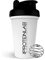 NutriVolv Protein Shaker Bottle 600ml | Wire Mixball Whisk | BPA Free | Non-Drip Screw Lid | Black Colour | Perfect for Mixing Powdered Shakes | Dishwasher Safe