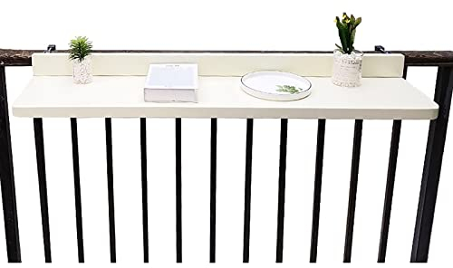 wandklapptisch klapptisch Wand wandtisch klappbar, Wandmontierter Balkontisch, verstellbares Geländer für den Außenbereich, Balkonbar, Hängetisch, Beistelltisch für Heimbüro, Arbeitszimmer o