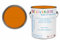 SCOOBYS PAINTS BACK IN THE MIX Anti Rust Direct to Metal Paint Protection prevents Corrosion indoor & Outdoor gloss Finish (250ML Tin, RAL2000 Yellow orange)