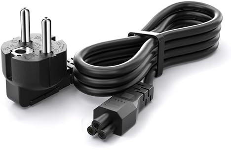 CYD - Cable de alimentación universal para ordenador portátil (1 unidad, 1,8 m), 250 V, 10 A, compatible con proyector, cable de alimentación, monitor LG HP Philips Samsung