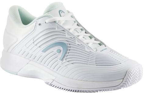 HEAD Revolt Pro 4.5 Clay Women Tennisschuhe, Weiß/Aqua