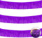 TONIFUL Metallic-Folien-Fransengirlande, lila, Wandbehang, Lametta-Fransenbanner für Valentinstag, Neujahr, Parade, Floats, Brautparty, Hochzeit, Geburtstag, Urlaub, Party-Dekoration (9 m)