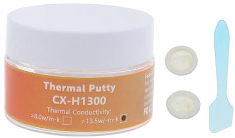 LERONO H1300 Thermal Putty 13.5W/m.K Thermal Conductive Grease Plaster Non-Conductive Heat Sink Compound 10g/20g/50g Thermal Putty Gpu