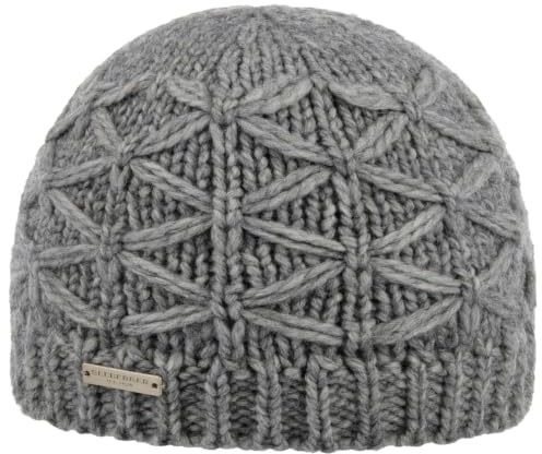 Seeberger Annelie Strickmütze Damenmütze Wintermütze Beanie Damen - mit Futter Winter Herbst-Winter