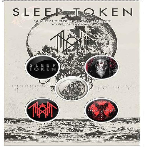 Sleep Token Take Me Back To Eden None Button multicolor Bands Standard